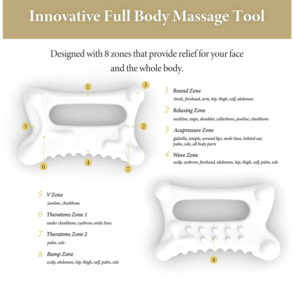 Ceramic Gua Sha Massage Tool