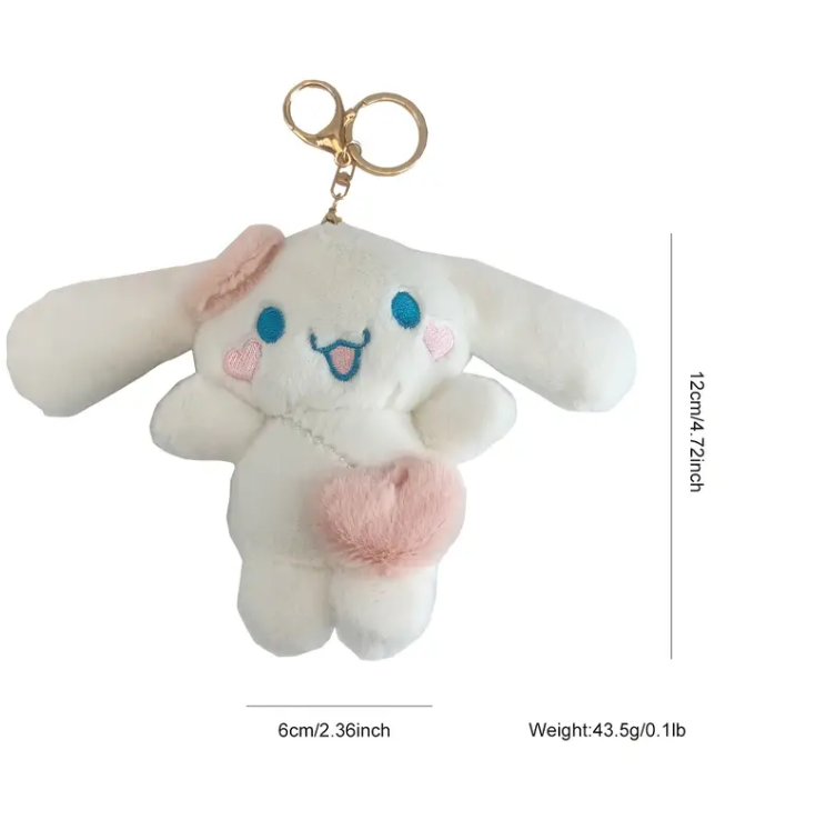 Stuffed Animal Plush Keychain