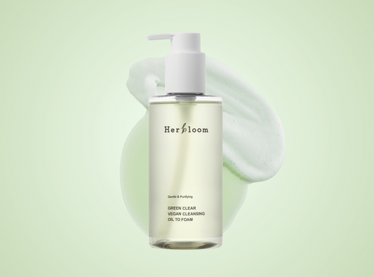 [Herbloom] Green Clear Vegan Cleansing Oil to Foam