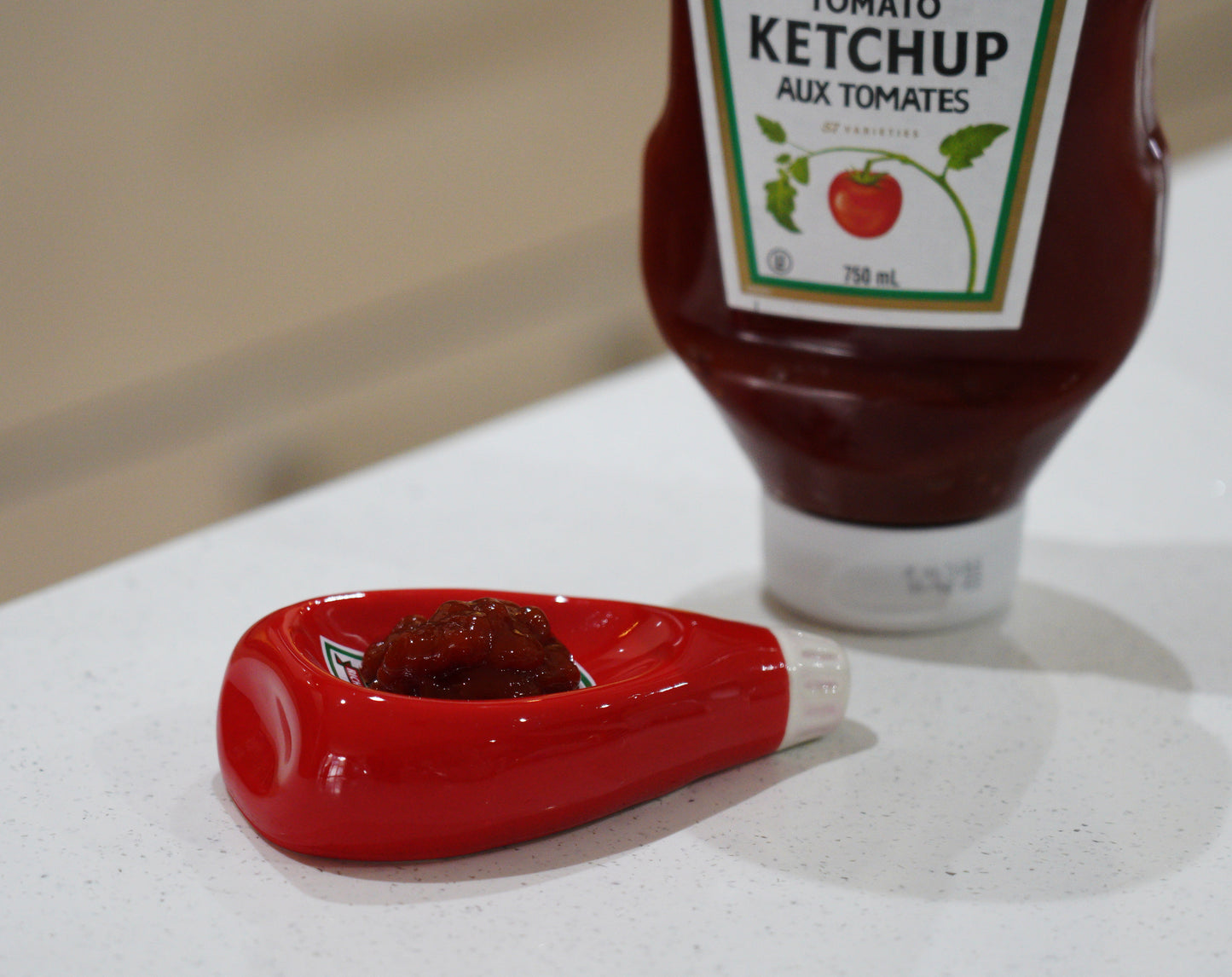 Livingsense Porcelain Dipping Bowl for Ketchup Lovers