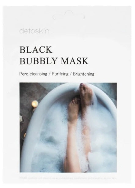 Detoskin Black Bubbly Facial Mask Sheet