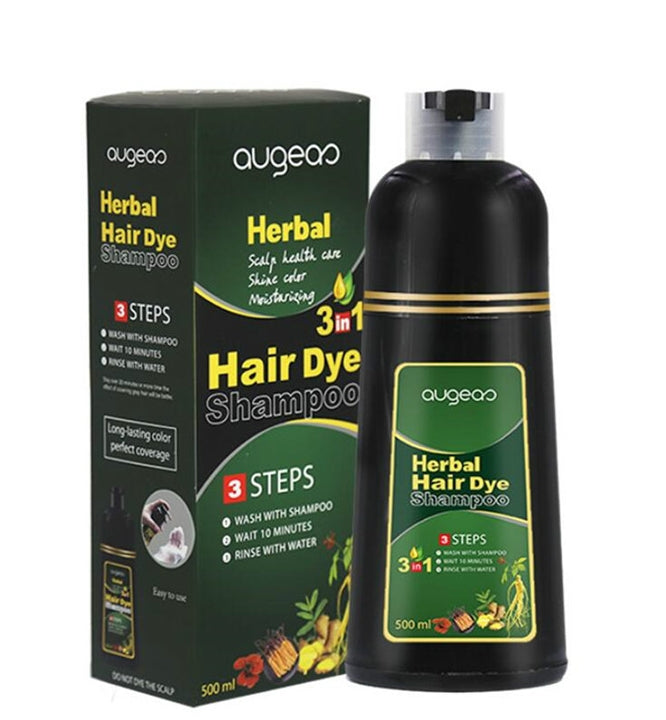 Herbal Hair Dye Color Shampoo (500ml)