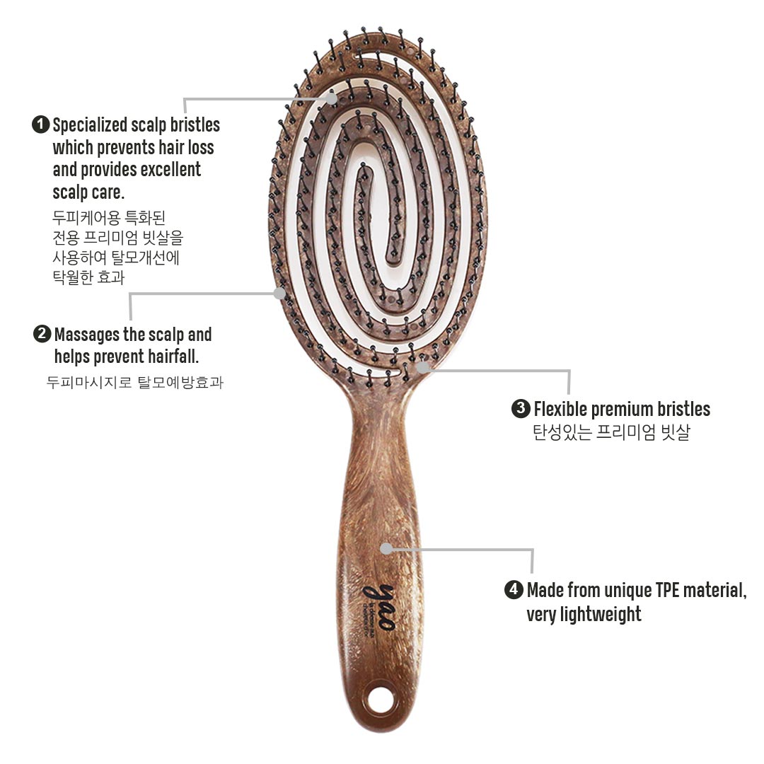 Yao Moving Wooden Texture Brush - 3 Types