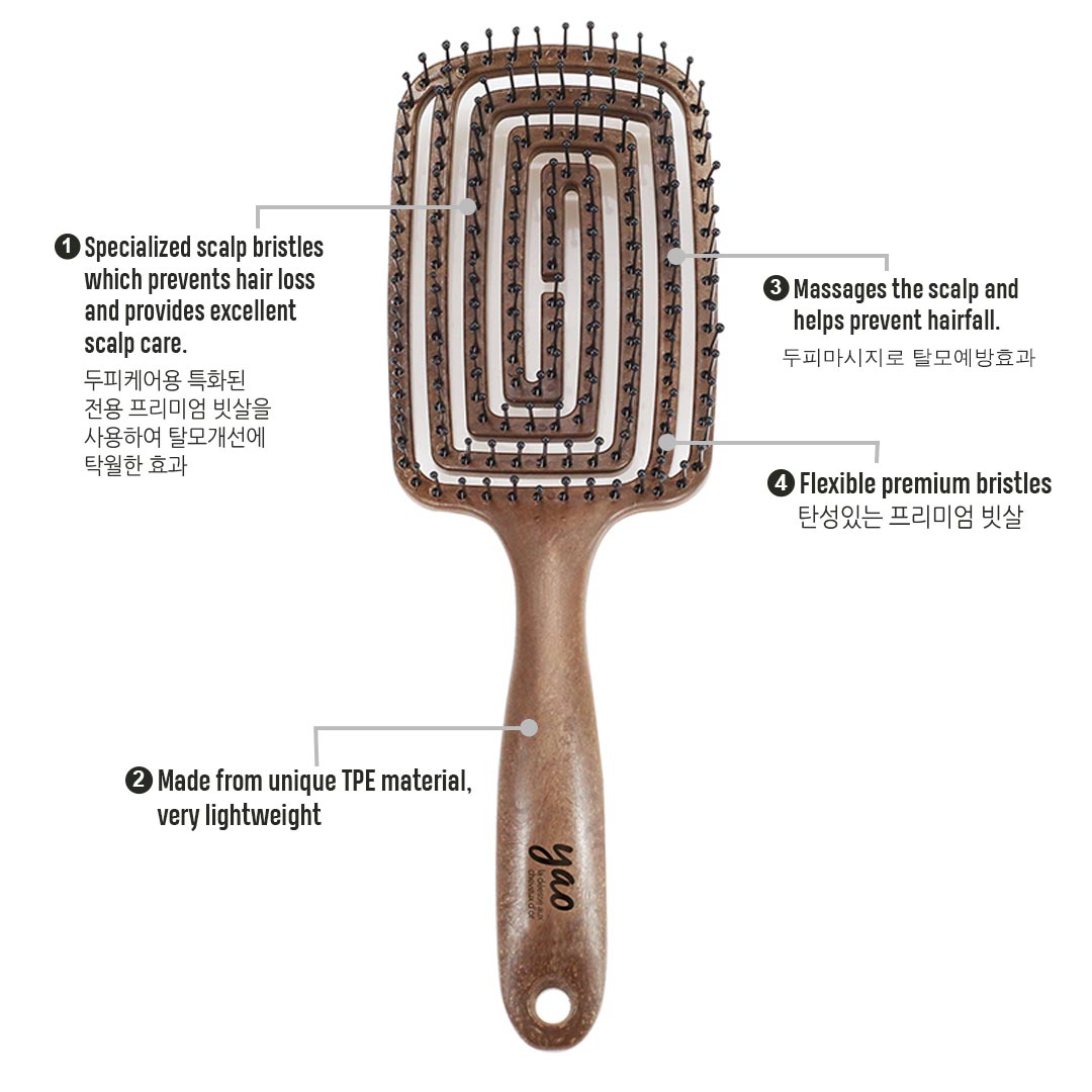 Yao Moving Wooden Texture Brush - 3 Types