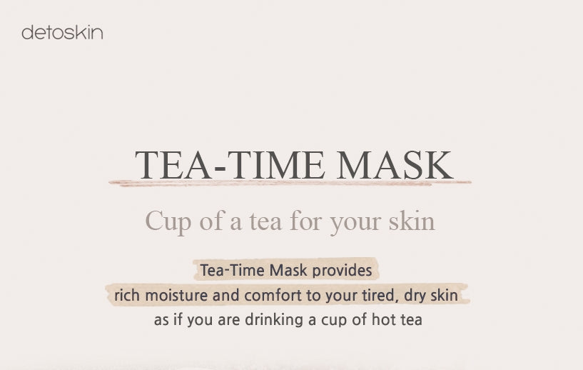 Detoskin Rooibos Tea Time Facial Mask Sheet