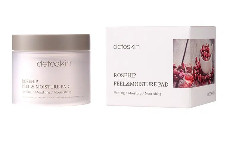 Detoskin Rosehip Peel & Moisture Pad 40pcs