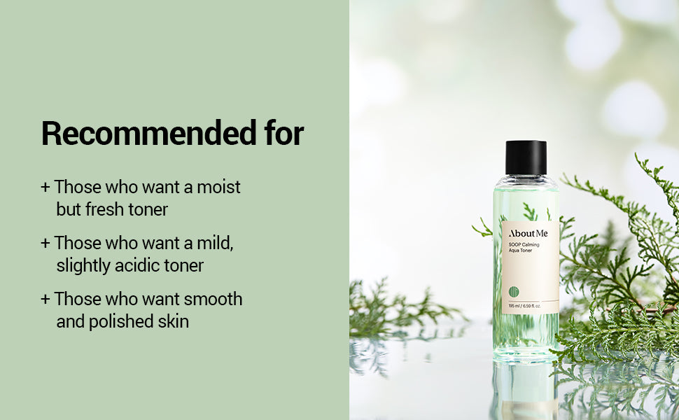 [About Me] SOOP Calming Aqua Toner