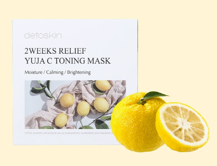 Detoskin 2 Weeks Relief Yuja C Toning Mask Sheet